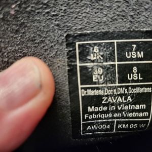 Dr. Martens Black Air Wair Size 8